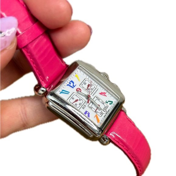 Michele 18MM White Dial Deco Carousel Watch - Picture 5 of 5